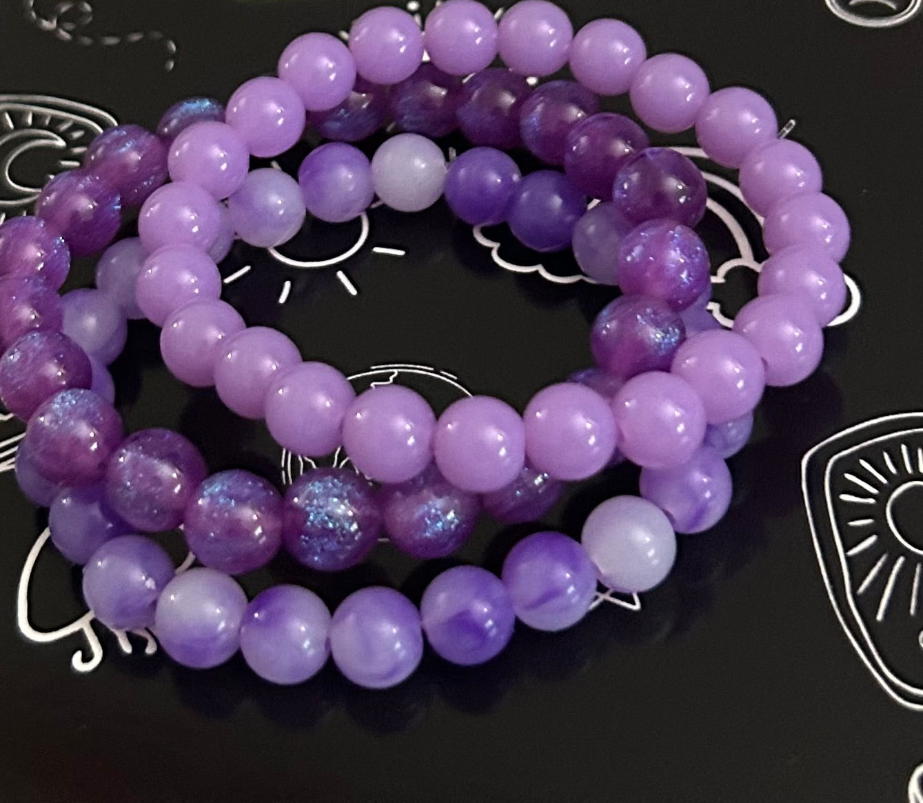 Kids "PR - Set of 3 " Beaded Bracelet