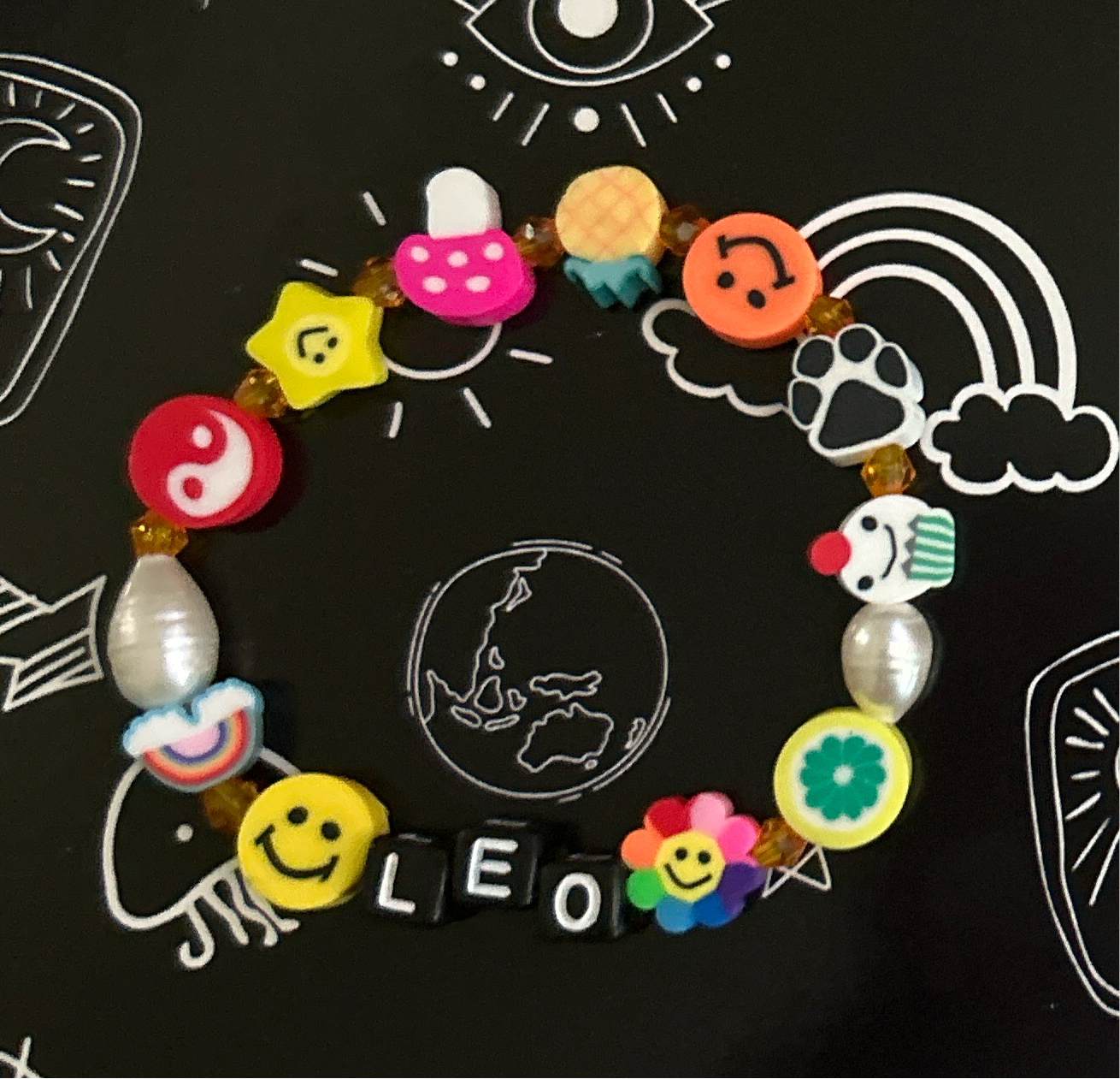 Kids Zodiac "Leo" Bracelet