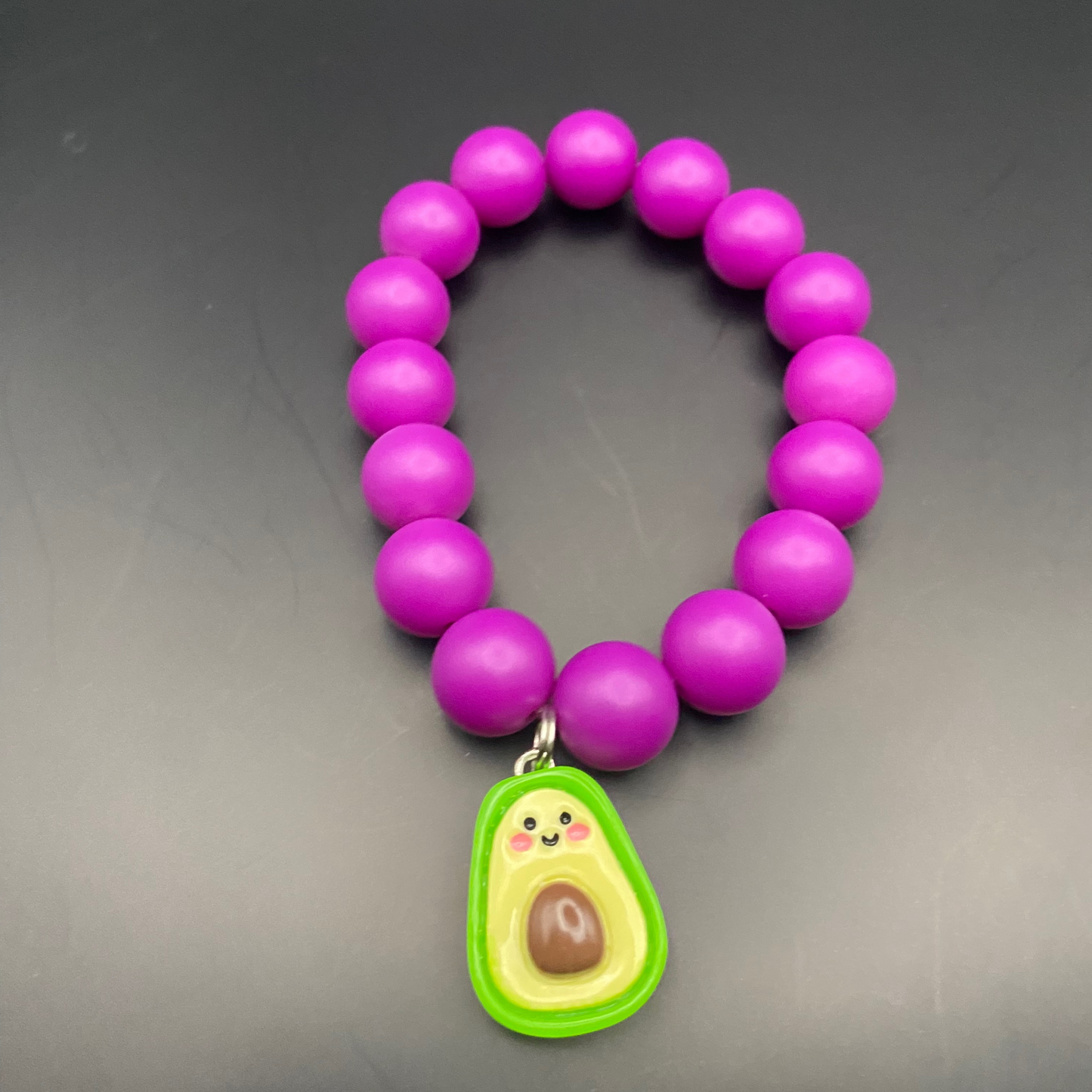Kids "Be Happy" Beaded Bracelet