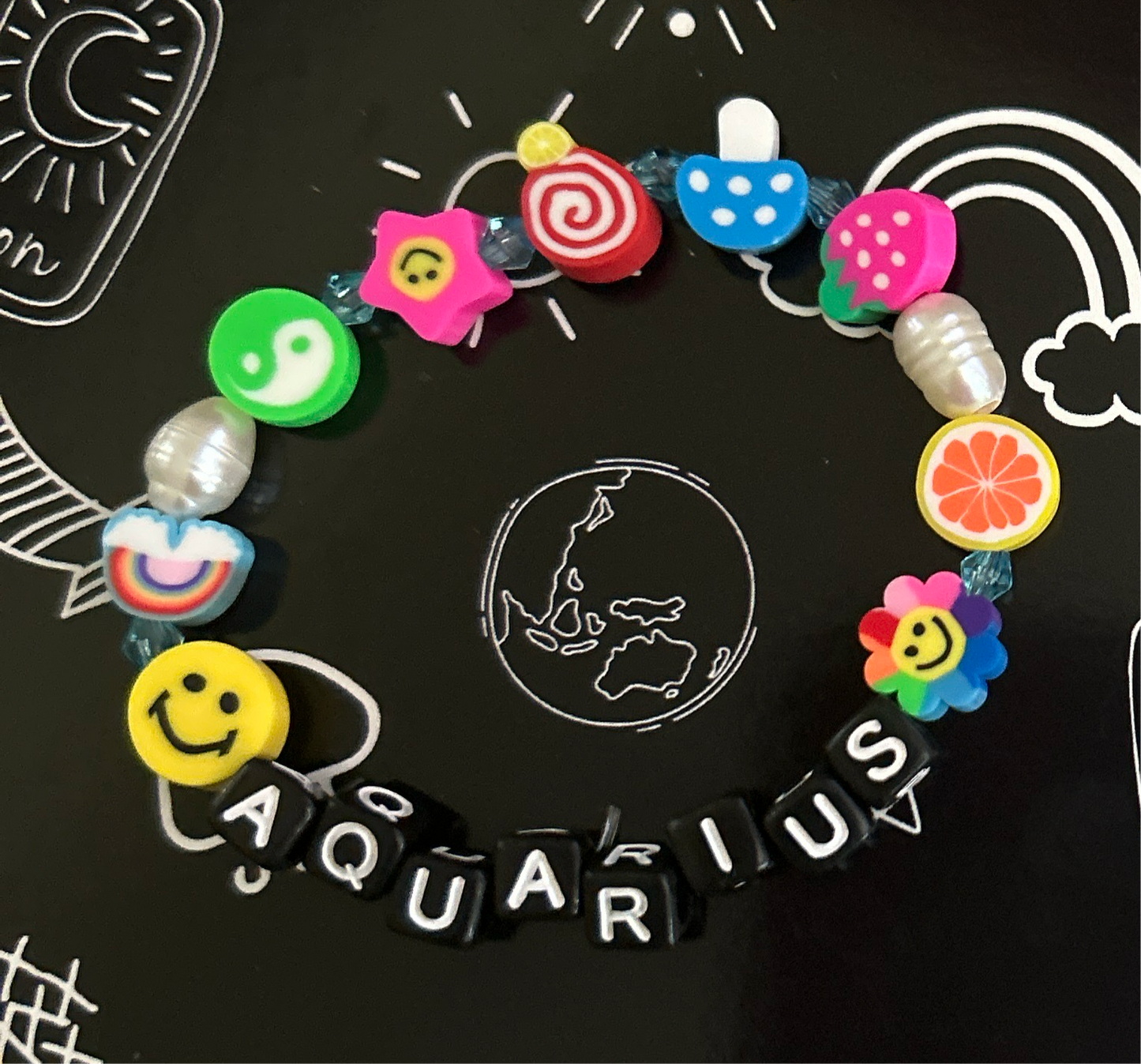 Kids Zodiac "Aquarius" Bracelet